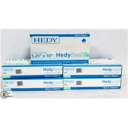 5 BOXES OF HEDY SEAL PRO CLASS 4 SELF SEALING