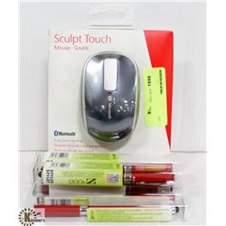BAG OF Z-1000 STYLUSES AND SCULPT TOUCH WIRELESS