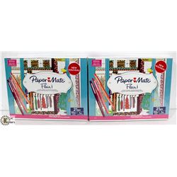 LOT OF 4 NEW PAPER MATE FLAIR COLOURING KITS.