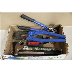 FLAT OF ASSORTED TOOLS