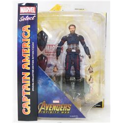 MARVEL SELECT CAPTAIN AMERICA ACTION FIGURE.