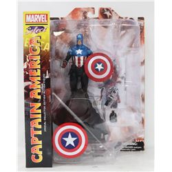 MARVEL SELECT CAPTAIN AMERICA ACTION FIGURE.