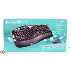 LOGITECH MK550 WIRELESS WAVE COMBO KEYBOARD AND