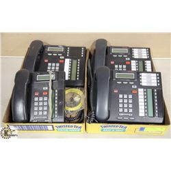 LOT OF 4 OFFICE PHONES