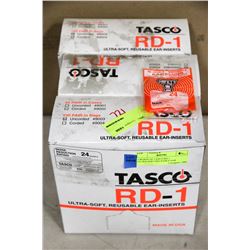 3 BOXES OF TASCO RD-1 ULTRA-SOFT REUSABLE EAR