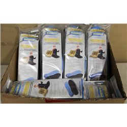 LARGE BOX OF SOLEMAT ANTI-FATIGUE INSOLES. MENS