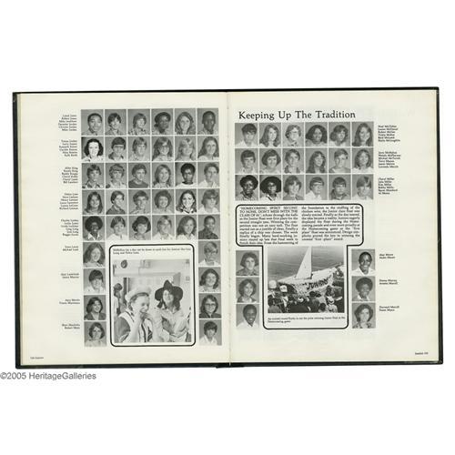 197980 Michael Jordan High School Yearbook 197980 Michael Jordan High