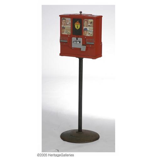 1950's Baseball Card Vending Machine 1950's Baseball Card Vending Machine.