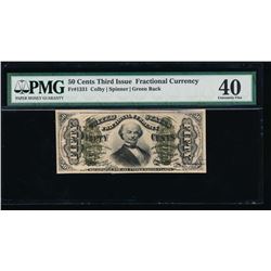 50 Cent Third Issue Fractional Note PMG 40