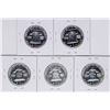 Image 2 : Lot of (5) 1960 Proof Franklin Half Dollar Coins