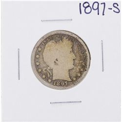 1897-S Barber Quarter Coin