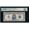 Image 1 : 1934C $5 Silver Certificate PMG 65EPQ