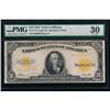 Image 1 : 1922 $10 Gold Certificate PMG 30
