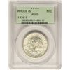 Image 1 : 1936-S Rhode Island Commemorative Half Dollar Coin PCGS MS65 Old Green Holder