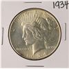 Image 1 : 1934 $1 Peace Silver Dollar Coin