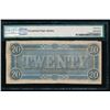 Image 2 : 1864 $20 Confederate States of America Note PMG 63EPQ