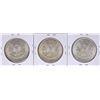 Image 2 : Lot of (3) 1889 $1 Morgan Silver Dollar Coins