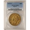 Image 1 : 1873-S Open 3 $20 Liberty Head Double Eagle Gold Coin PCGS XF40