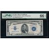 1934 $5 Silver Certificate PMG 66EPQ