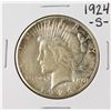Image 1 : 1924-S $1 Peace Silver Dollar Coin
