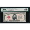Image 1 : 1928 $5 Legal Tender Note PMG 64EPQ