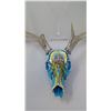 Image 2 : HAND PAINTED DEER SKULL