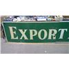 Image 2 : PLASTIC 2 PIECE EXPORT A SIGN - SOME DAMAGE (140" X 30")
