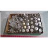 Image 1 : LOT OF GLASS SALT & PEPPER SHAKERS
