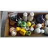 Image 2 : LOT OF ASSORTED SALT & PEPPER SHAKERS - SOME MISMATCHED