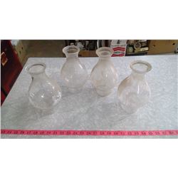 FOUR #2 LAMP CHIMNEYS