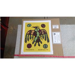 THUNDERBIRD BY NORVAL MORRISSEAU (20" X 24" UNFRAMED REPRODUCTION)