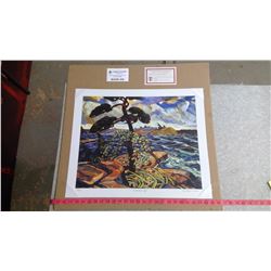 SEPTEMBER GAIL BY ARTHUR LISMER (20" X 24" UNFRAMED REPRODUCTION)