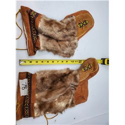 PAIR OF MUKLUKS (NEED REPAIR)