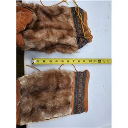 PAIR OF MUKLUKS (NEED REPAIR)