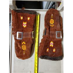 PAIR OF WINTER GLOVES (NEED REPAIR)