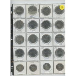 Lot of 20  $1.00 coins