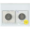 Image 1 : 2 1976 50 cent coins