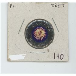 2007 Canadian Quarter (Firework)