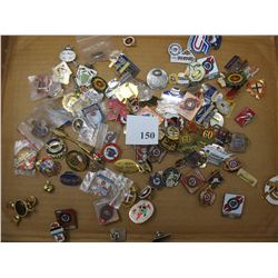CURLING PINS - LOT OF 100 DIFFERENT - BRIER,  SCOTTIES,  ETC.