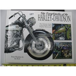 ENCYCLOPEDIA OF THE HARLEY-DAVIDSON BOOK   -  Book is Large and Heavy