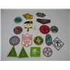 Image 1 : LOT OF BOY SCOUT / GIRL GUIDE PATCHES -  ACHIEVEMENT PATCHES - JAMBOREE'S