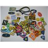 Image 4 : LOT OF BOY SCOUT / GIRL GUIDE PATCHES -  ACHIEVEMENT PATCHES - JAMBOREE'S