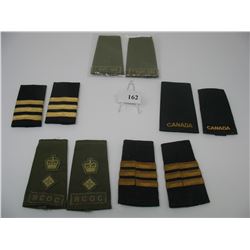 LOT OF VARIOUS  MILITARY PATCHES & SLIDES - H.M.S. ST. DAVID HAT TALLY