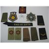 Image 2 : LOT OF VARIOUS  MILITARY PATCHES & SLIDES - H.M.S. ST. DAVID HAT TALLY