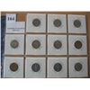 Image 3 : GEORGE VI NICKELS - 1937 to 1952  (19 Coins)