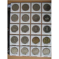 ALBERTA SOUVENIR COINS - Lot of 20 Different