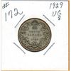 Image 1 : 1929 CANADIAN 25 CENT COIN