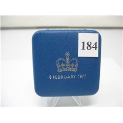 1977 BRITISH CROWN - QUEEN'S SILVER JUBILEE - Coin made of Sterling Silver  28.276 grams