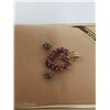 Image 3 : DIAMOND EARRINGS, DIAMOND & RUBY PENDANT