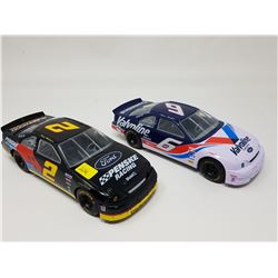 LOT OF TWO MODEL RACING CARS 7.5"L